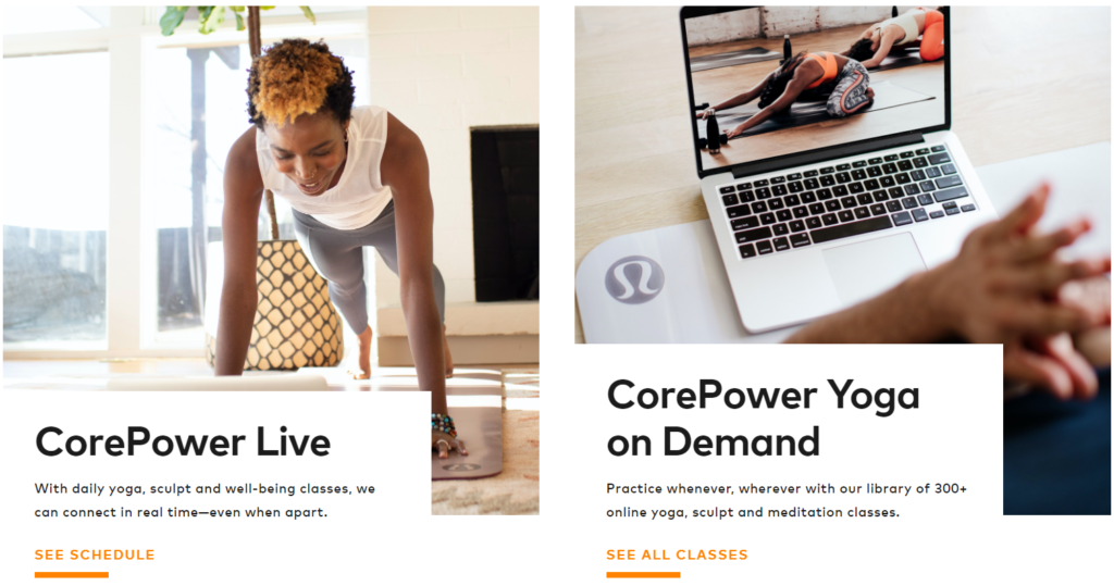 CorePower Yoga live & on demand