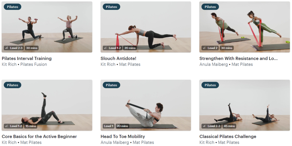 Glo Online Pilates Videos and Workouts