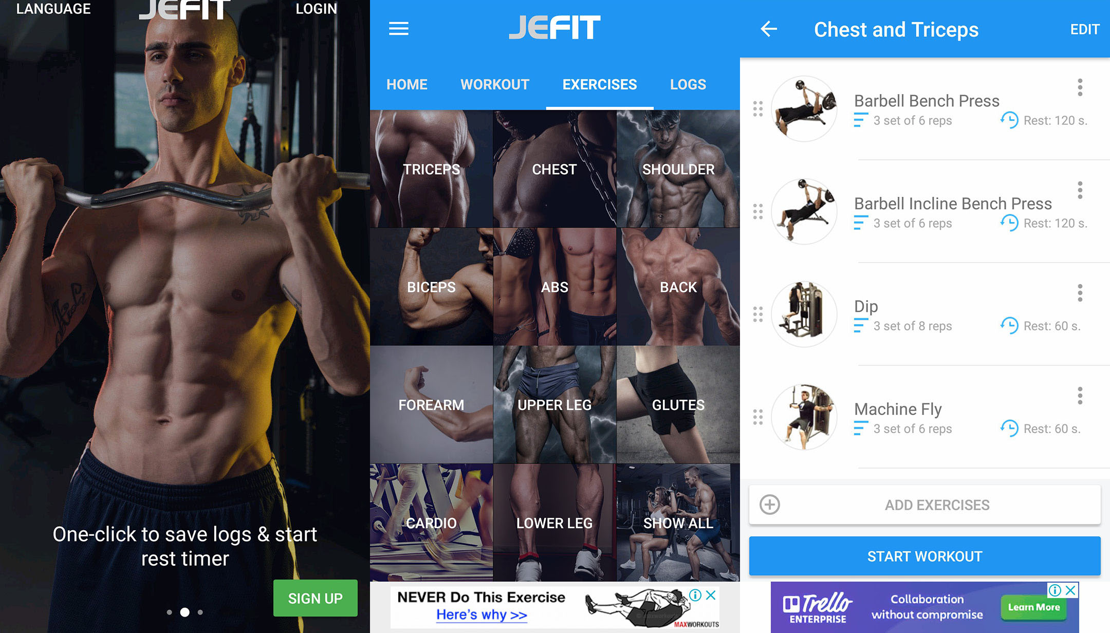 Jefit Workout Tracker