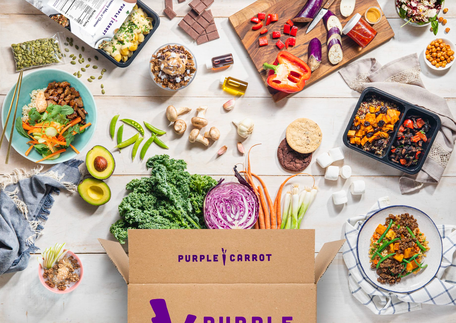 Purple Carrot Vegan Meal Kit