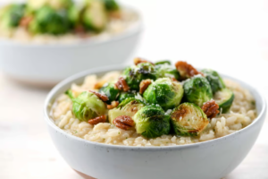 Home Chef Brussels & Brown Butter Risotto