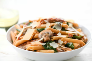 home Chef Penne Pasta with Sun-Dried Tomato Cream