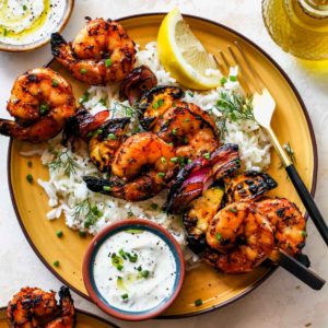 Mediterranean Shrimp Skewers