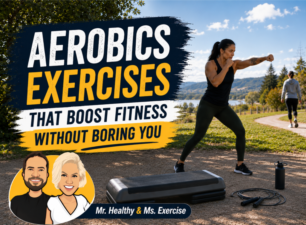 Aerobics Exercises That Boost Fitness Without Boring You - Mr. Healthy & Ms. Exercise Blog