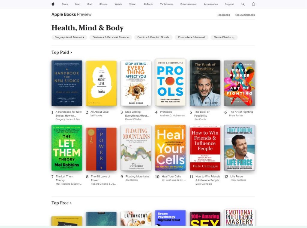 Apple Health Books review by Mr. Healthy & Ms. Exercise