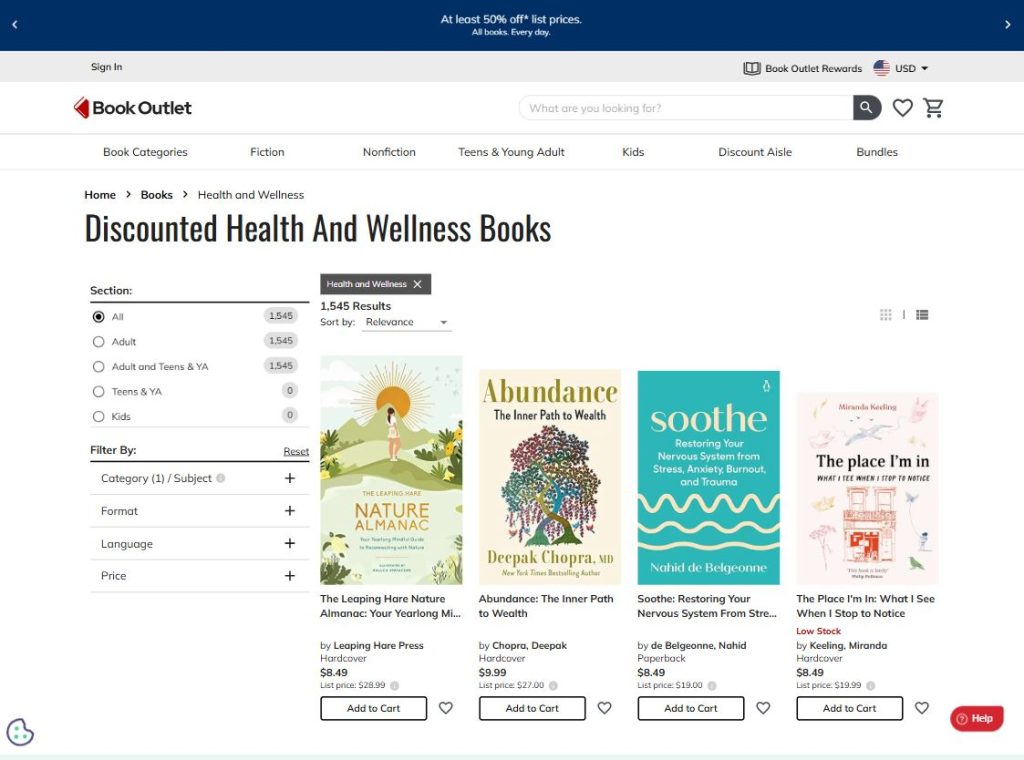 Book Outlet Health Books review by Mr. Healthy & Ms. Exercise