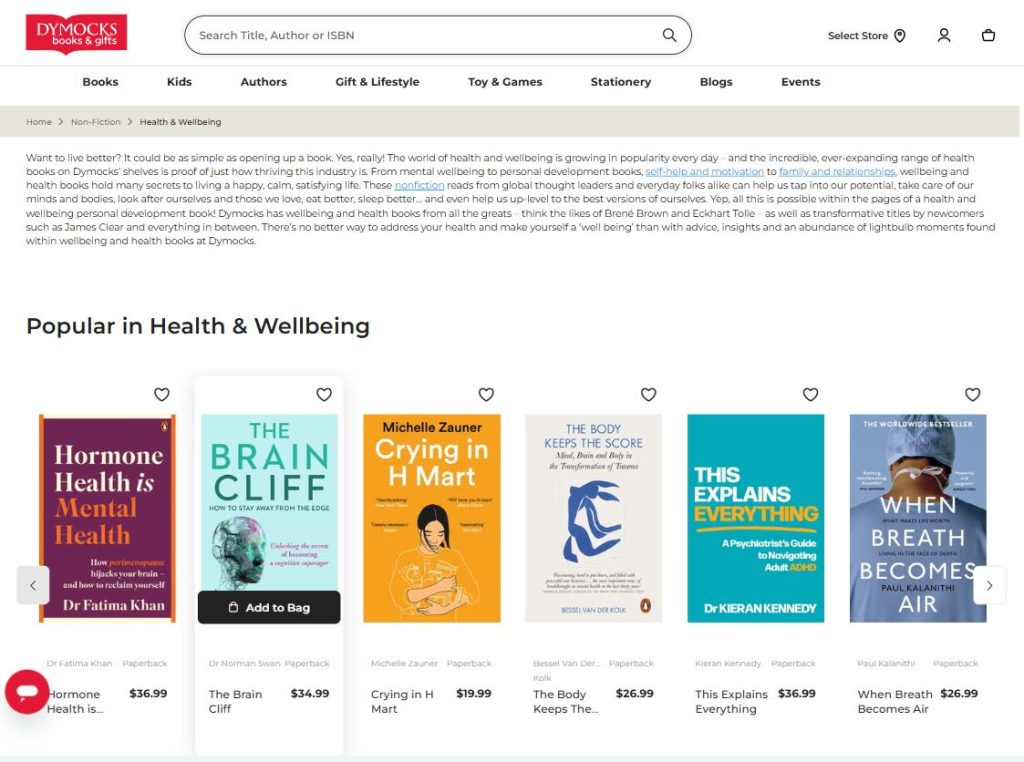 Dymocks Health Books review by Mr. Healthy & Ms. Exercise